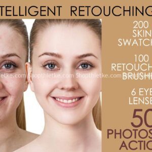 Gói Retouch Da Chuyên Nghiệp Bao Gồm Nhiều Item