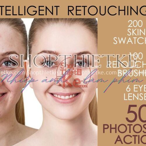 Gói Retouch Da Chuyên Nghiệp Bao Gồm Nhiều Item