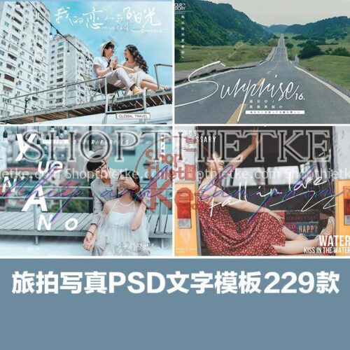 229 PSD Ảnh Bìa Album Phong Cách Nhật Bản Dành Cho Ảnh Cặp Đôi, Đám Cưới...