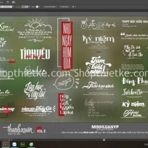 Typo Kỷ Yếu Độc Quyền Vol.2 (AI/PNG)