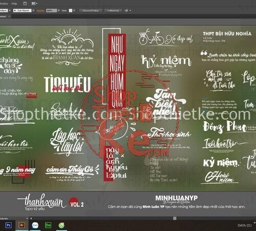 Typo Kỷ Yếu Độc Quyền Vol.2 (AI/PNG)