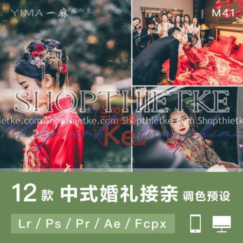 12 Tone Màu Dành Riêng Cho Ảnh Cưới – Phóng Sự Cưới (Lr/Ps/Pr/Ae/Fcpx)