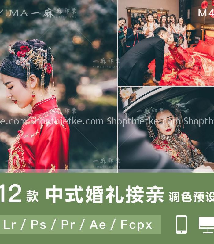 12 Tone Màu Dành Riêng Cho Ảnh Cưới – Phóng Sự Cưới (Lr/Ps/Pr/Ae/Fcpx)