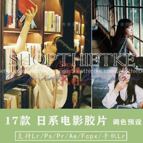 17 Preset Tone Màu Phong Cách Film Cổ Điển Nhật Bản Thích Hợp Ảnh Chân Dung (LR/XMP/DNG/CUBE)