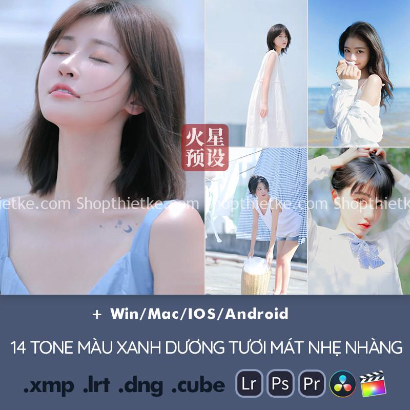 14 Tone Màu Xanh Dương Tươi Mát Nhẹ Nhàng Phong Cách Nhật Bản Mới Nhất (LR/XMP/DNG/CUBE) 3 Pasted 142
