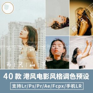 40 Preset Phong Cách Retro Phim Hongkong (LR/XMP/DNG/CUBE)