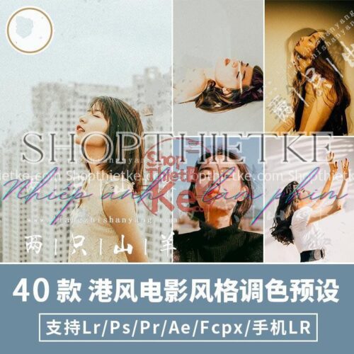 40 Preset Phong Cách Retro Phim Hongkong (LR/XMP/DNG/CUBE)