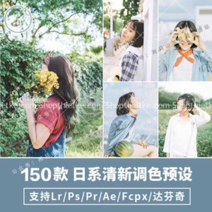 150 Preset Tone Màu Nhẹ Nhàng Chuẩn Nhật Bản [Lrtemplate, xmp, 3dluts]