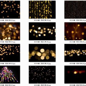 188 Overlays Bokeh Dùng Cho Dịp Giáng Sinh