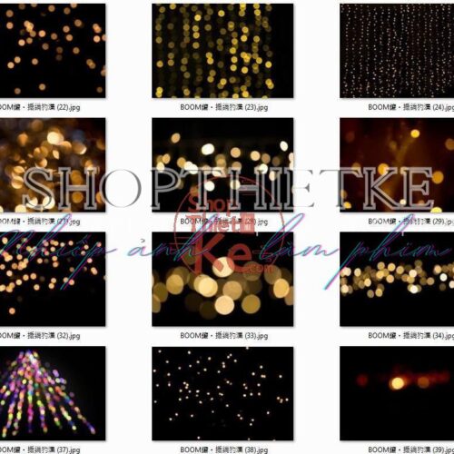 188 Overlays Bokeh Dùng Cho Dịp Giáng Sinh