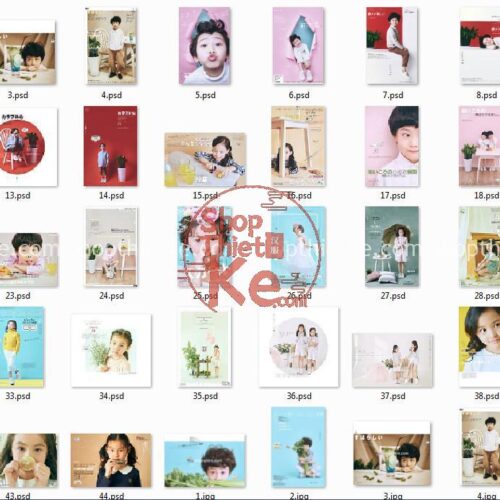 127 PSD Layout - Background Làm Ảnh Bìa Trẻ Em Mới Nhất 2021