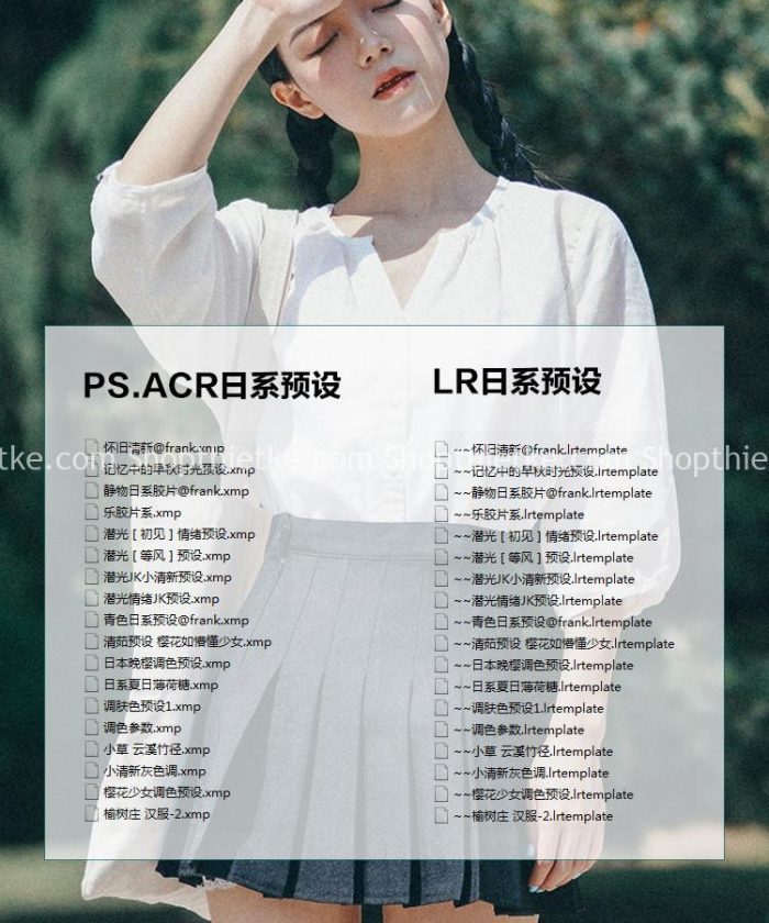18 Tone Màu Film Nhật Bản Xưa (XMP/ LRTEMLATE)