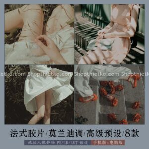 8 Tone Màu Phim Pháp Cổ Điển (Lrtemplate, xmp, dng, cube)