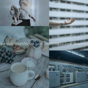 15 Tone Màu Xanh Xám Dùng Cho Ảnh Tâm Trạng (Lrtemplate/xmp/dng)