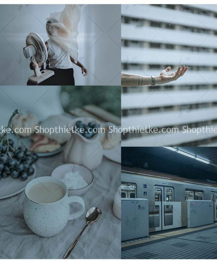 15 Tone Màu Xanh Xám Dùng Cho Ảnh Tâm Trạng (Lrtemplate/xmp/dng)