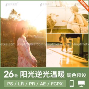 26 Preset Phù Hợp Với Ảnh Ngược Sáng - Tone Màu Ấm Áp Nhẹ Nhàng [Lrtemplate/xmp/dng/cube]