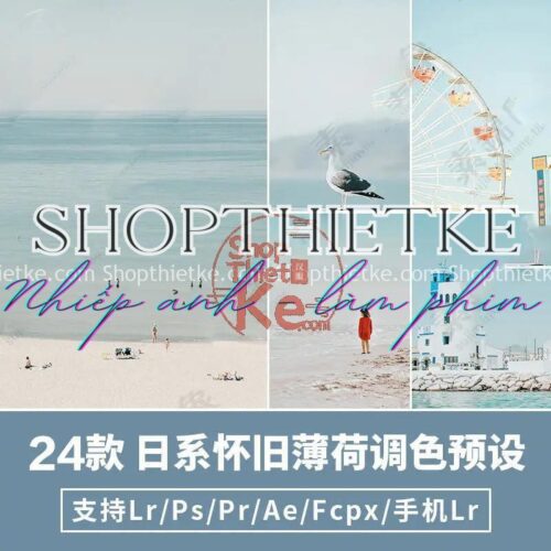 24 Preset Xanh Ngọc Phong Cách Japan Mát Mẻ [Lrtemplate/xmp/dng/cube]