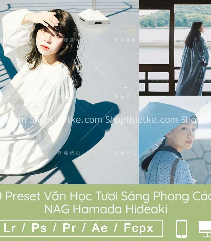 Sản Phẩm Đang Giảm Giá 510 10 Preset Văn Học Tươi Sáng Phong Cách NAG Hamada Hideaki(LR/XMP/DNG/CUBE)