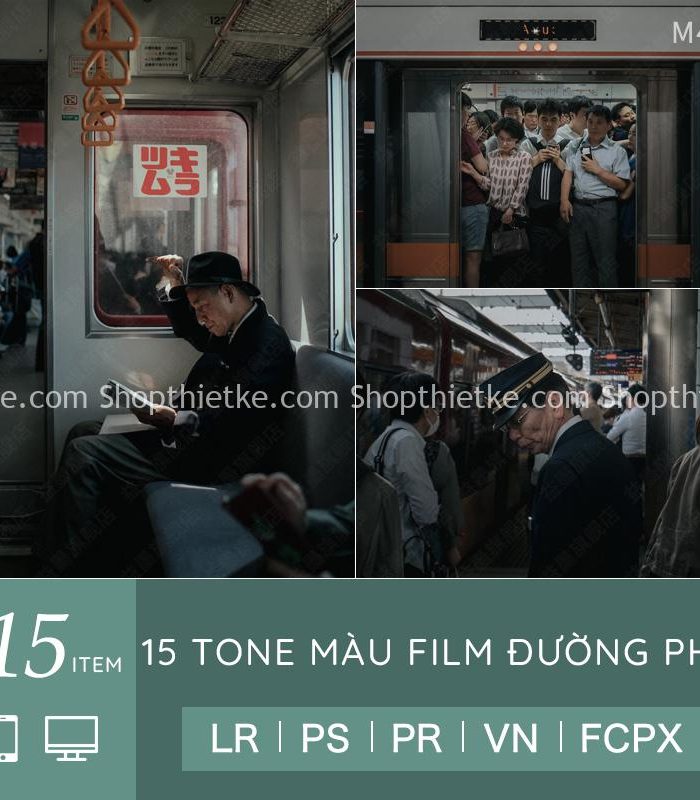 15 Tone Màu Film Đường Phố - Tone Màu U Ám Cực Chill (LR/XMP/DNG/CUBE)