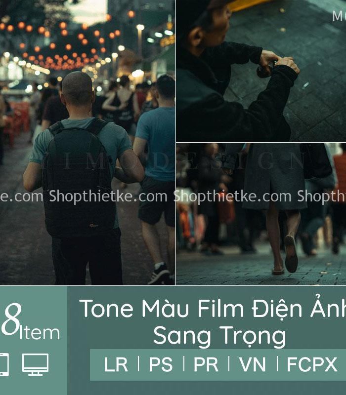 08 Preset Tone Màu Film Điện Ảnh Sang Trọng (LR/XMP/DNG/CUBE)