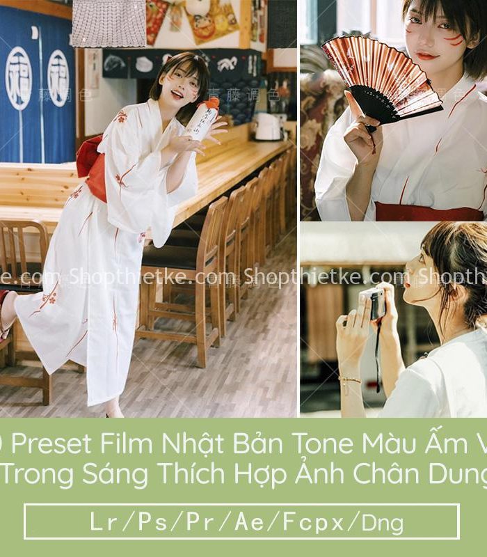 Sản Phẩm Đang Giảm Giá 501 10 Preset Film Nhật Bản Tone Màu Ấm Và Trong Sáng Thích Hợp Ảnh Chân Dung (LR/XMP/DNG/CUBE)