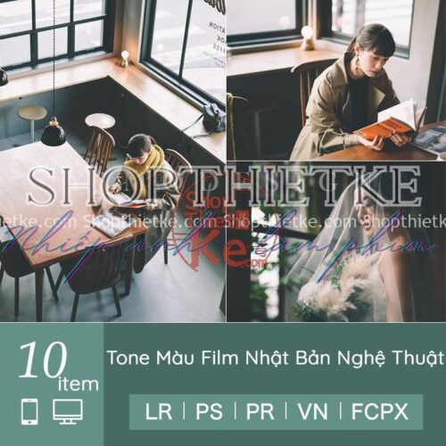 10 Tone Màu Film Nhật Bản Nghệ Thuật Thích Hợp Ảnh Chân Dung Ánh Sáng Yếu (LR/XMP/DNG/CUBE)