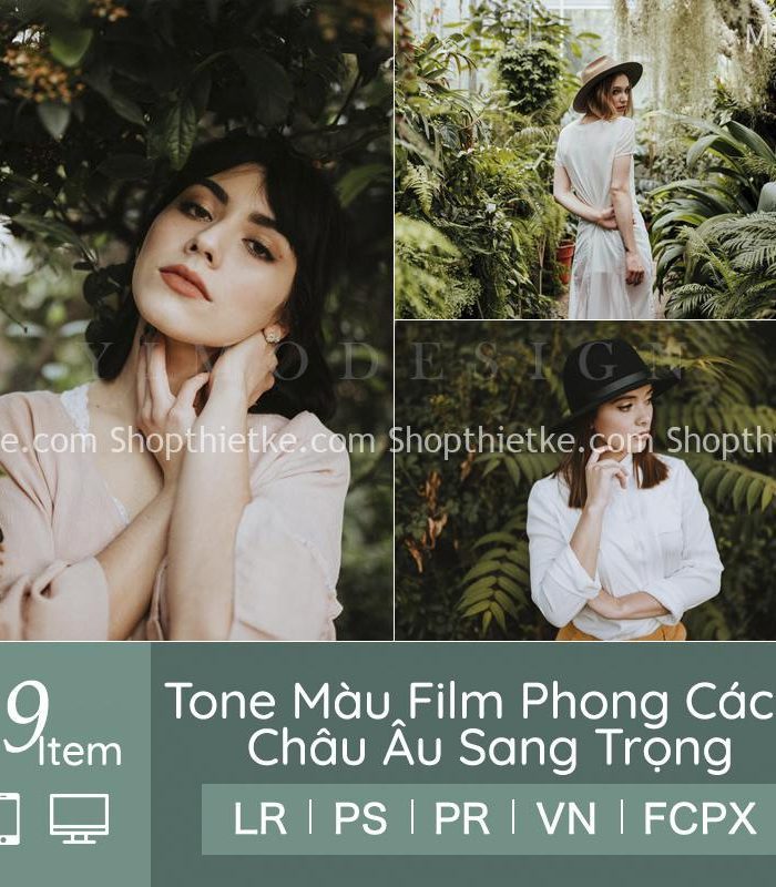 09 Tone Màu Film Phong Cách Châu Âu Sang Trọng (LR/XMP/DNG/CUBE)