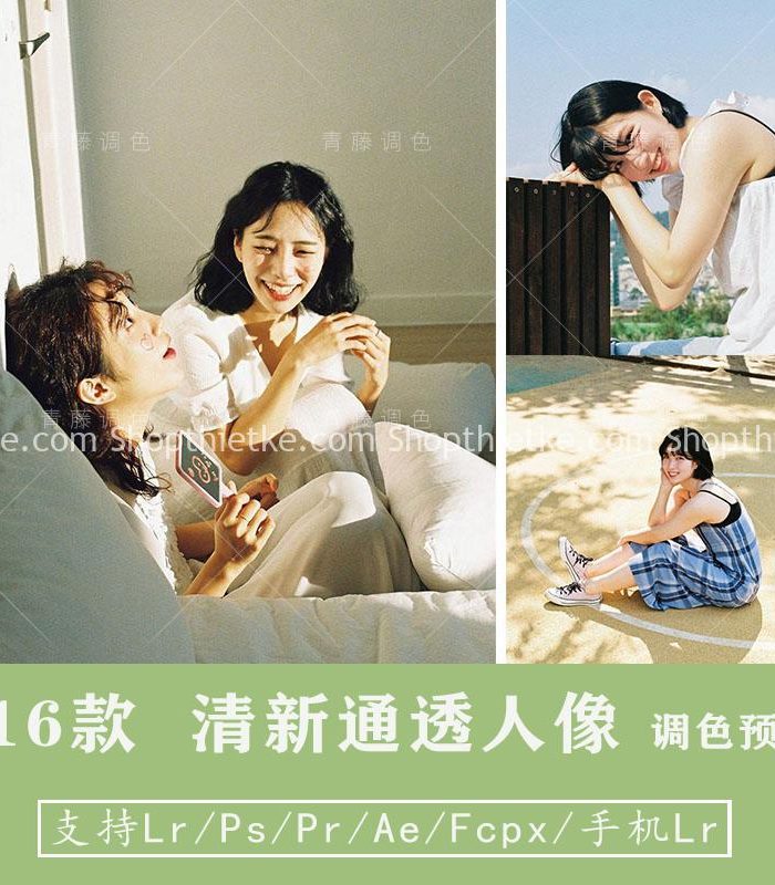 16 Tone Màu Trong Suốt Kết Hợp Retro Phong Cách Nhật Bản 2021 (LR/XMP/DNG/CUBE)