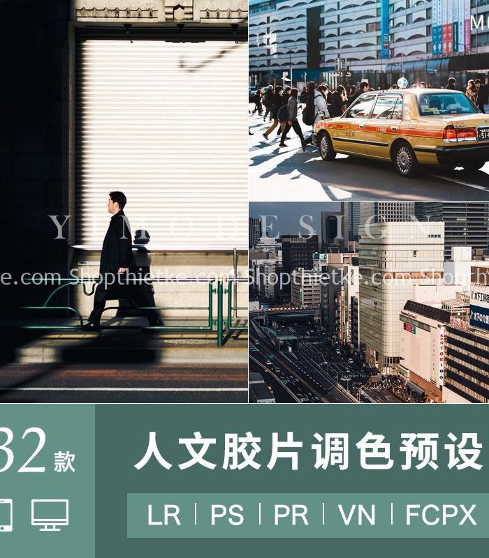 Sản Phẩm Đang Giảm Giá 495 32 Preset Tone Màu Film Nhật Bản Thích Hợp Chụp Ảnh Đời Sống, Đường Phố (LR/XMP/DNG/CUBE)