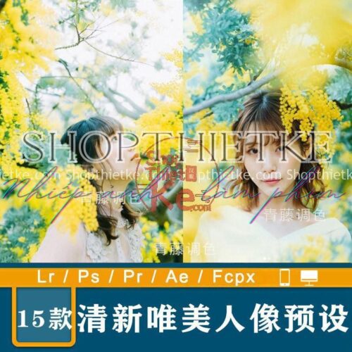 15 Tone Màu Tươi Và Trong Sáng Thích Hợp Tiết Trời Mùa Hè - Xuân Mới Nhất 2021 (XMP/DNG/CUBE)