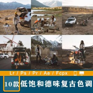 10 Preset Tone Màu Tối - Độ Bão Hòa Thấp Phong Cách Retro Đức (XMP/DNG/CUBE)