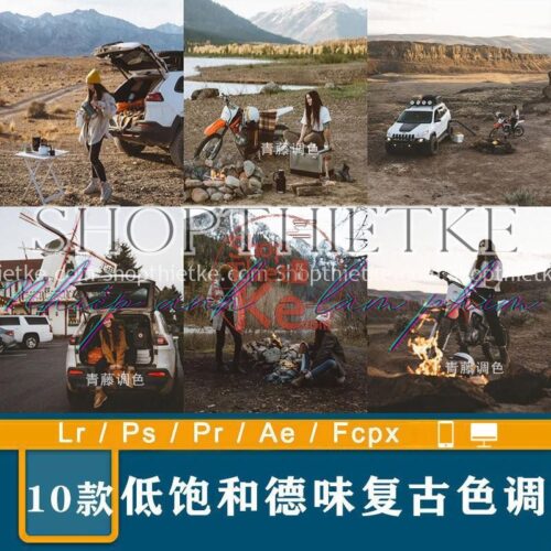 10 Preset Tone Màu Tối - Độ Bão Hòa Thấp Phong Cách Retro Đức (XMP/DNG/CUBE)