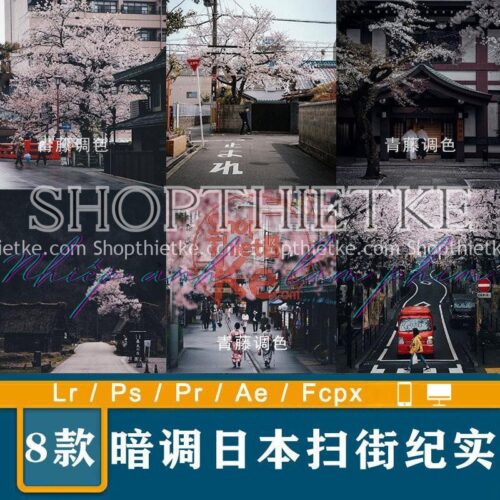 08 Tone Màu Film Thích Hợp Ảnh Du Lịch Phong Cách Nhật Bản (XMP/DNG/CUBE)