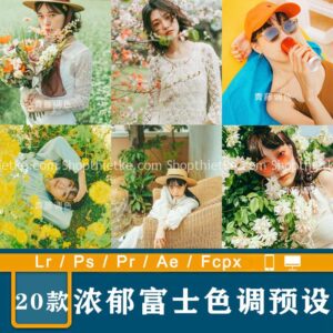 20 Tone Màu Lấy Cảm Hứng Từ Fuji - Trong Suốt Và Tươi Mát (XMP/DNG/CUBE)