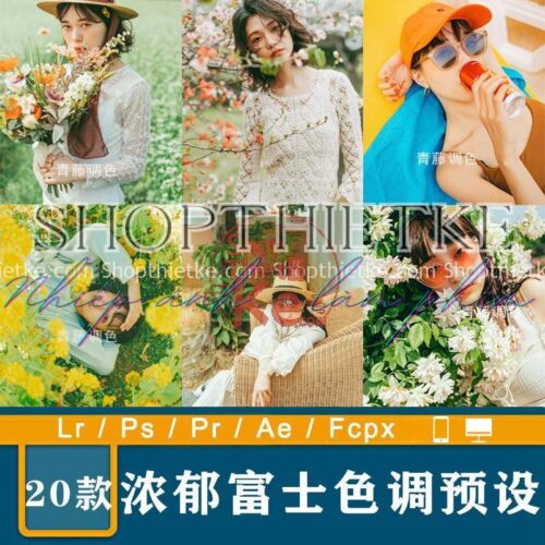 20 Tone Màu Lấy Cảm Hứng Từ Fuji - Trong Suốt Và Tươi Mát (XMP/DNG/CUBE)