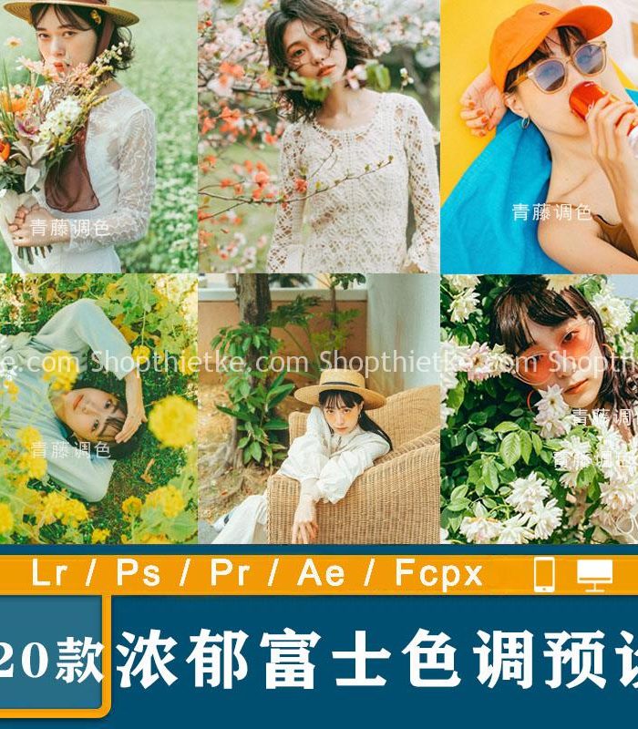 20 Tone Màu Lấy Cảm Hứng Từ Fuji - Trong Suốt Và Tươi Mát (XMP/DNG/CUBE)