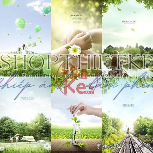 09 PSD Background Mùa Xuân Thanh Khiết Thích Hợp Ảnh Nhẹ Nhàng