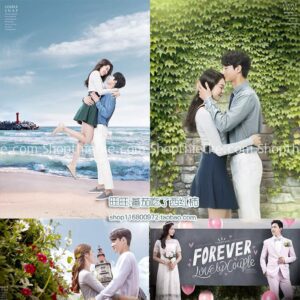 17 PSD Background Cho Ảnh Cưới Studio Phong Cách Hàn Quốc