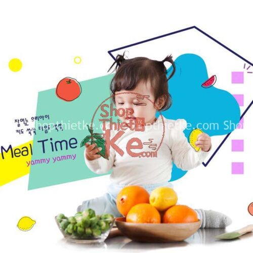 10 Mẫu Background PSD Ghép Ảnh Baby Studio (PSD)