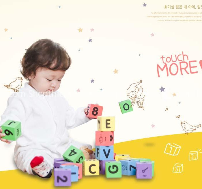 10 Mẫu Background PSD Ghép Ảnh Baby Studio (PSD)