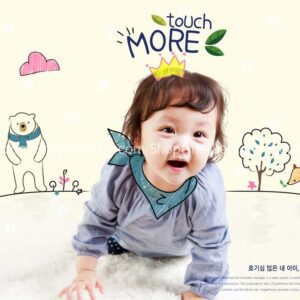 10 Mẫu Background PSD Ghép Ảnh Baby Studio (PSD)