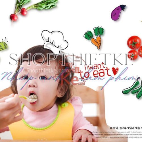 10 Mẫu Background PSD Ghép Ảnh Baby Studio (PSD)