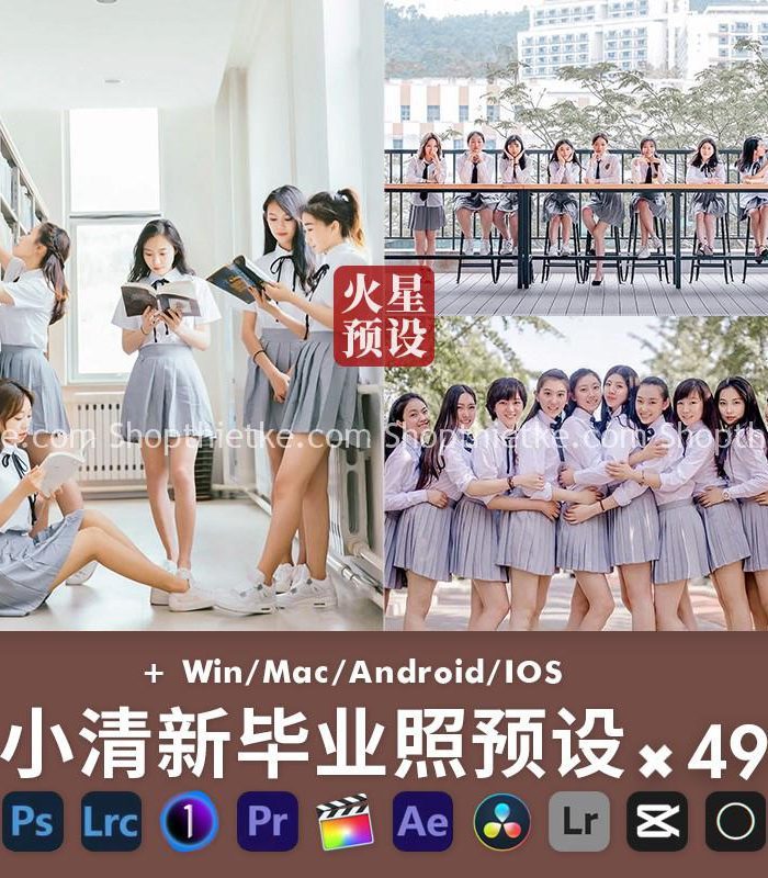 Sản Phẩm Đang Giảm Giá 437 49 Tone Màu Tươi Tắn Thích Hợp Ảnh Tốt Nghiệp Chụp Ngoài Trời (XMP/LR/DNG/CUBE/COS)