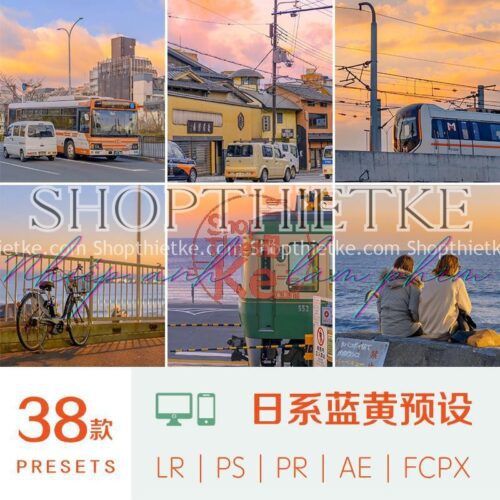 38 Tone Màu Tăng Cường Màu Vàng Và Xanh Lam Lấy Cảm Hứng Từ Truyện Tranh Nhật Bản (XMP/DNG/CUBE)