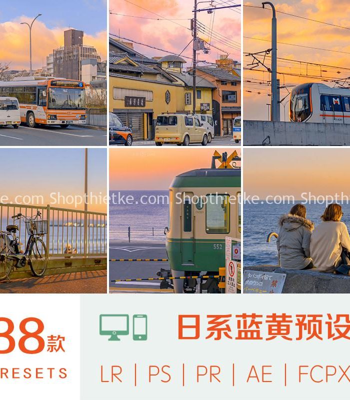 Sản Phẩm Đang Giảm Giá 432 38 Tone Màu Tăng Cường Màu Vàng Và Xanh Lam Lấy Cảm Hứng Từ Truyện Tranh Nhật Bản (XMP/DNG/CUBE)