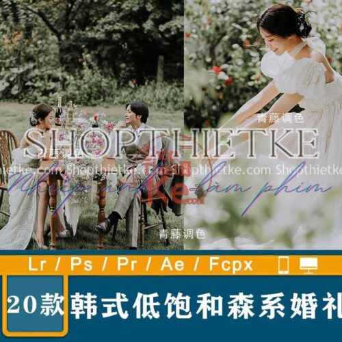 20 Preset Có Độ Bão Hoà Thấp Phong Cách Studio Hàn Quốc 2022 (XMP/DNG/CUBE)