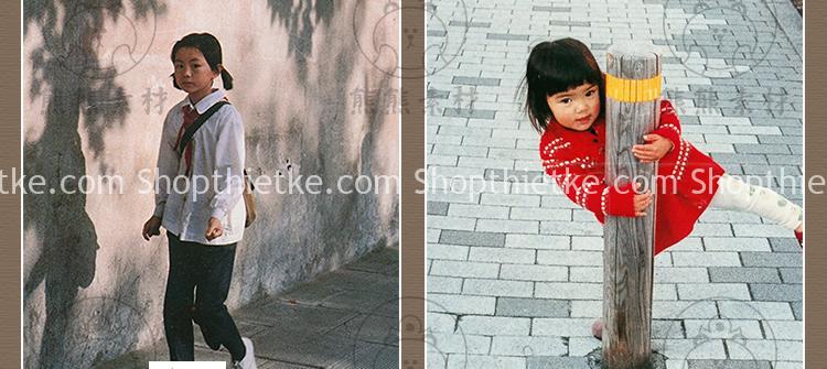 16 Phong cách retro của Cộng hòa Trung Hoa Hồng Kông Nhiếp ảnh cho trẻ em Ảnh cuối tuần Tạp chí báo ảnh Bìa văn bản Sắp xếp chữ PSD Mẫu tài liệu Album / Photo Studio 6th