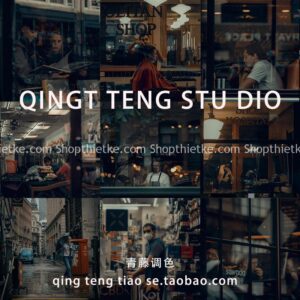 15 Tone Màu Film Màu Lục Lam Tối Mờ Nâng Cao Chụp Ảnh Đường Phố (XMP/DNG/CUBE)