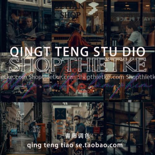 15 Tone Màu Film Màu Lục Lam Tối Mờ Nâng Cao Chụp Ảnh Đường Phố (XMP/DNG/CUBE)