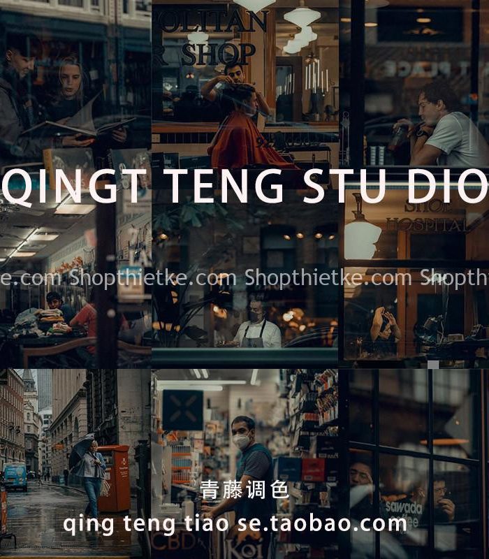 15 Tone Màu Film Màu Lục Lam Tối Mờ Nâng Cao Chụp Ảnh Đường Phố (XMP/DNG/CUBE)